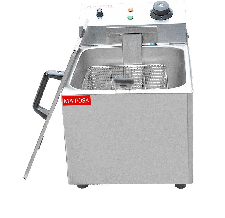 双缸双筛电炸炉FY-8L-A商用煎炸锅油炸炉炸鸡翅炸薯条设备详情图5