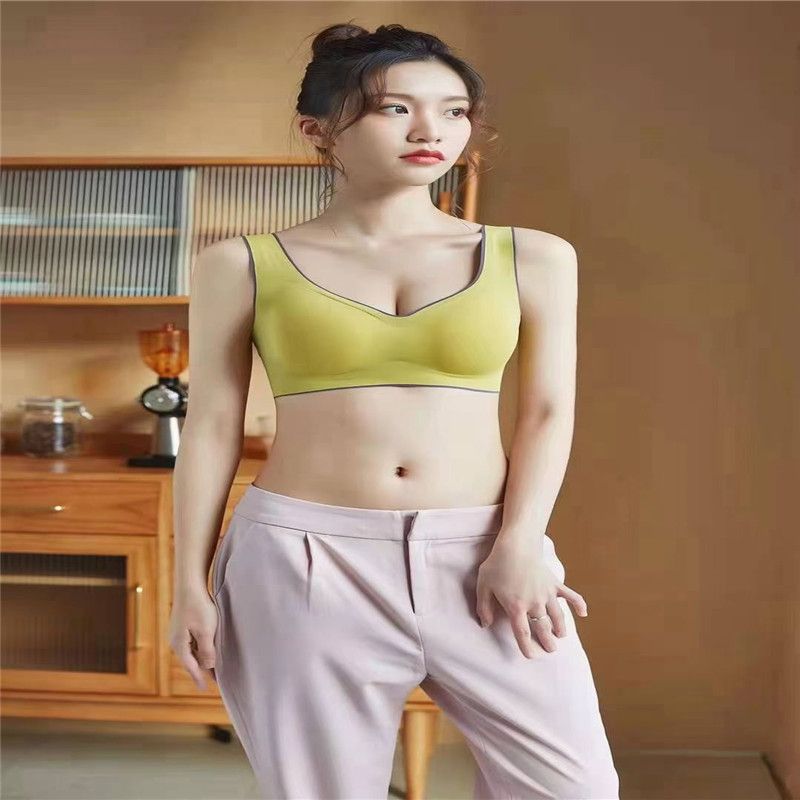 新款时尚柔软内衣女无钢圈防下垂女士舒适文胸543