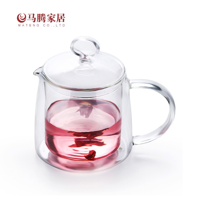 The Bo Lv Ya Yuan raises water to a borosilicate double-layer heat-resistant and heat-insulating cup detail image 11