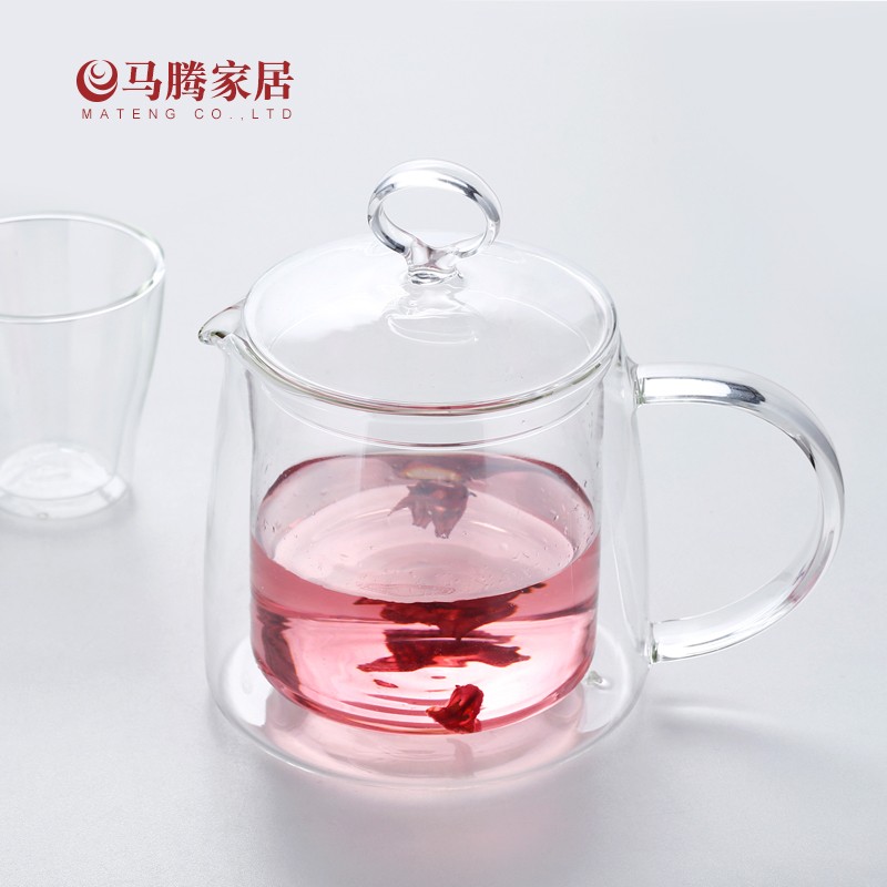 The Bo Lv Ya Yuan raises water to a borosilicate double-layer heat-resistant and heat-insulating cup detail image 16