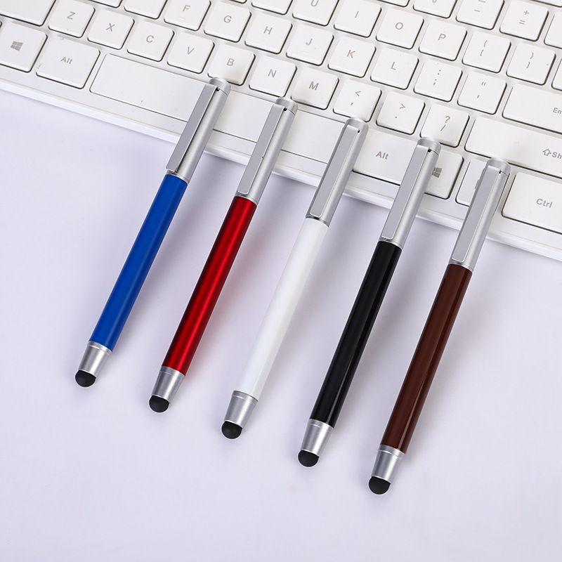New American-made pen, new customized advertising pen, multi-functional touch screen writing pen, Two and One metal ballpoint pen, customized advertising fountain pen details Picture