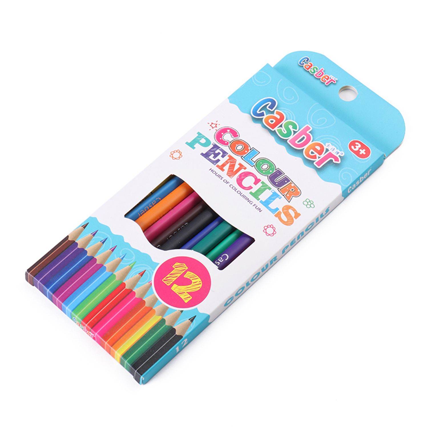 彩盒精装12色美术专用画笔 小学生秘密花园填色笔详情图1