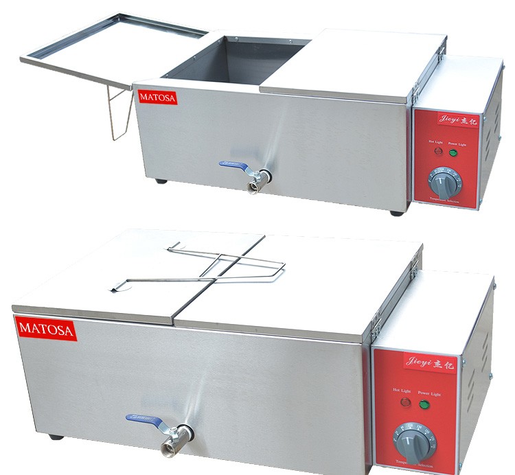 Estufa de fritura eléctrica comercial FY-12V freidora de mesa para patatas fritas filete de pollo con un solo cilindro y una sola pantalla detail image 5