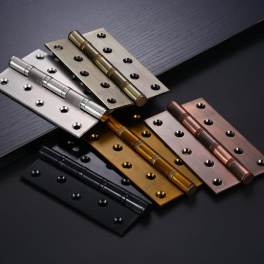 Hardware stainless steel hinges, flat hinges, bearing hinges, 4-inch 3.0 stainless steel details Picture