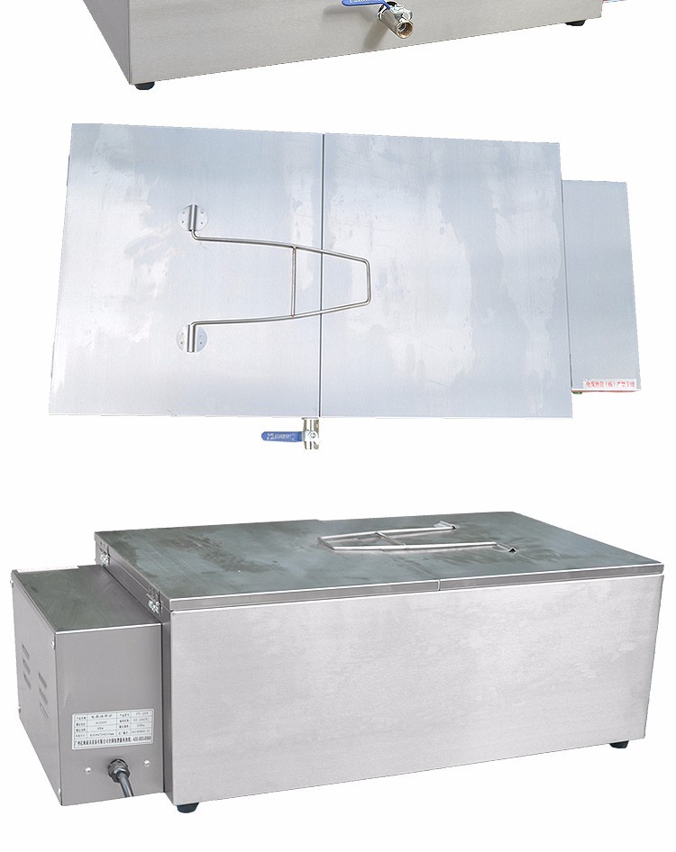 Commercial electric fryer FY-25V benchtop deep fryer for French fries and chicken cutlets, single-cylinder single-sieve fryer equipment detail image 7