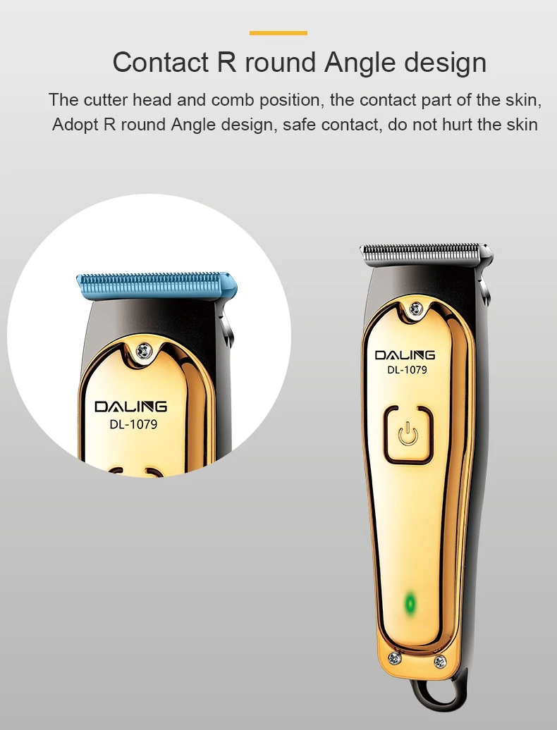 DL-1079 Hair Clipper 0-scale engraved Clipper USB Hair Clipper Bald Clipper detail image 6