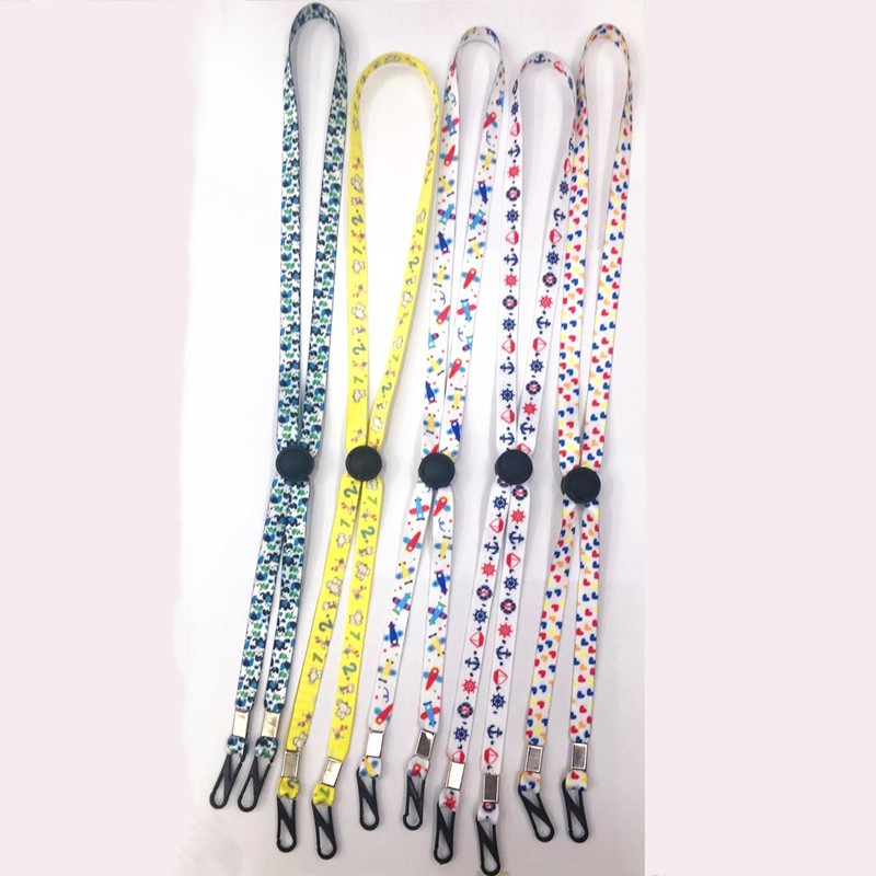 1CM热销爆款数码印花口罩绳，防风绳 可调节儿童防丢口罩挂带【外贸专供】详情图4