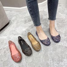 Thick-soled clogs with anti-slip outer cover, summer beach ins trendy women's slippers 277