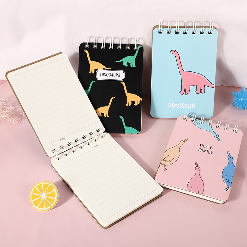 81707线圈本笔记本子大学初中生练习本侧翻A7螺旋加厚文具女生款卡通可爱创意文艺好看的简约日系详情图3