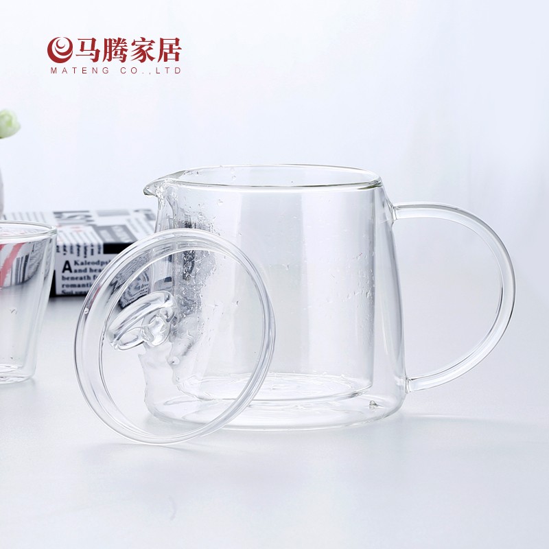 The Bo Lv Ya Yuan raises water to a borosilicate double-layer heat-resistant and heat-insulating cup detail image 15