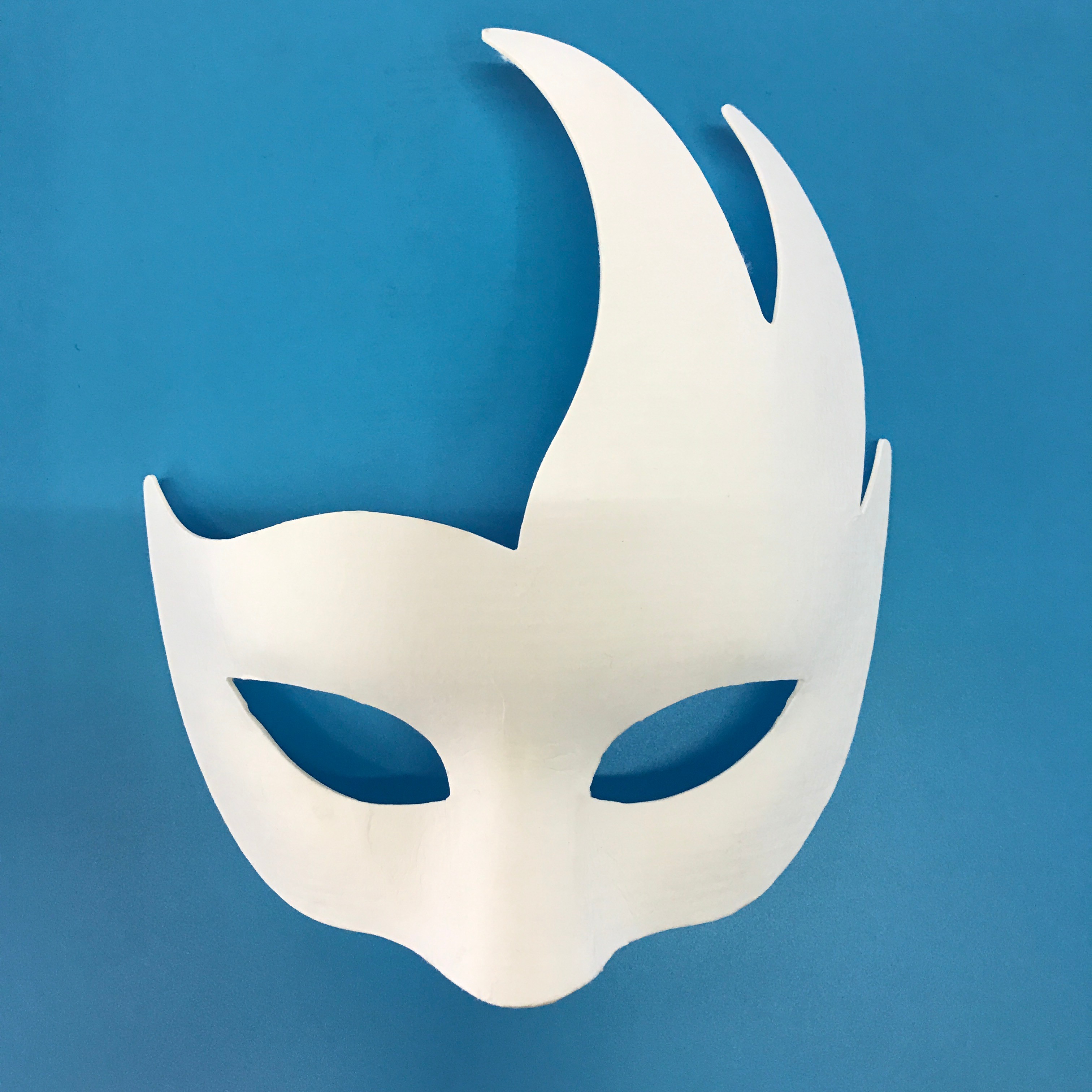 一次性纸浆面具DIY创作个性手工绘画面具小天鹅面具绘画玩具详情图1