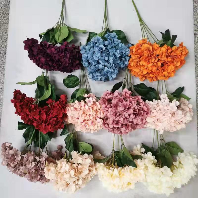 5头法国绣球 M1311202仿真花工艺品精美办公仿真园艺