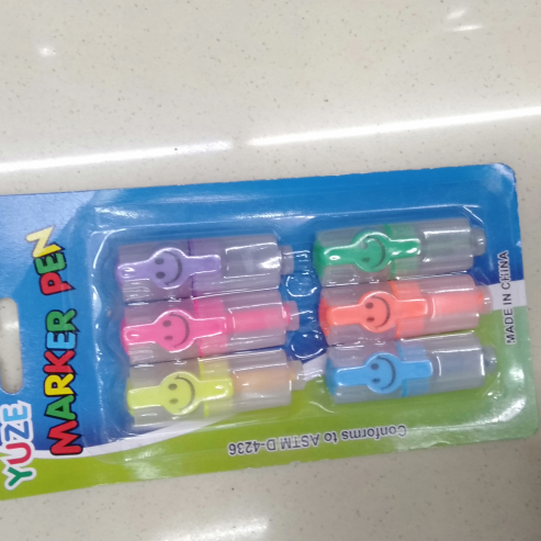 Modify the fluorescence of the liquid ruler, water pen and marker pen