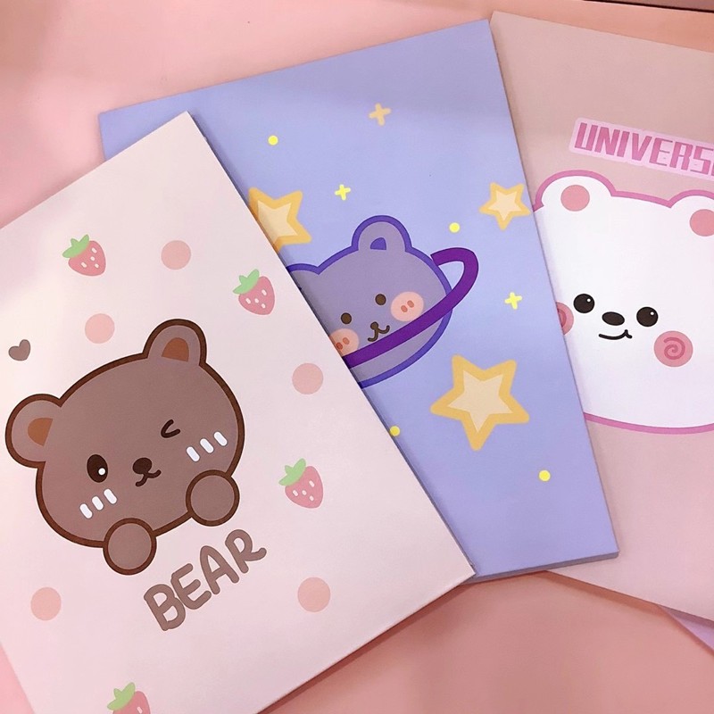 花开木木韩版特大折叠纸镜台式美妆镜可爱化妆镜详情图7