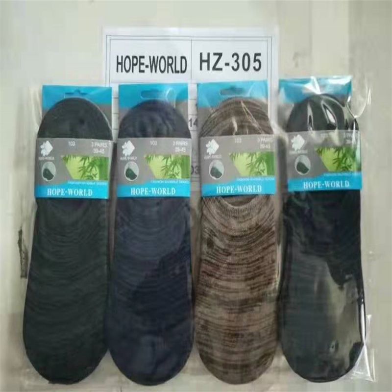 Factory direct sales for export, comfortable polyester-cotton men's and women's socks, short socks, simple packaging, quality guaranteed, cotton socks T087