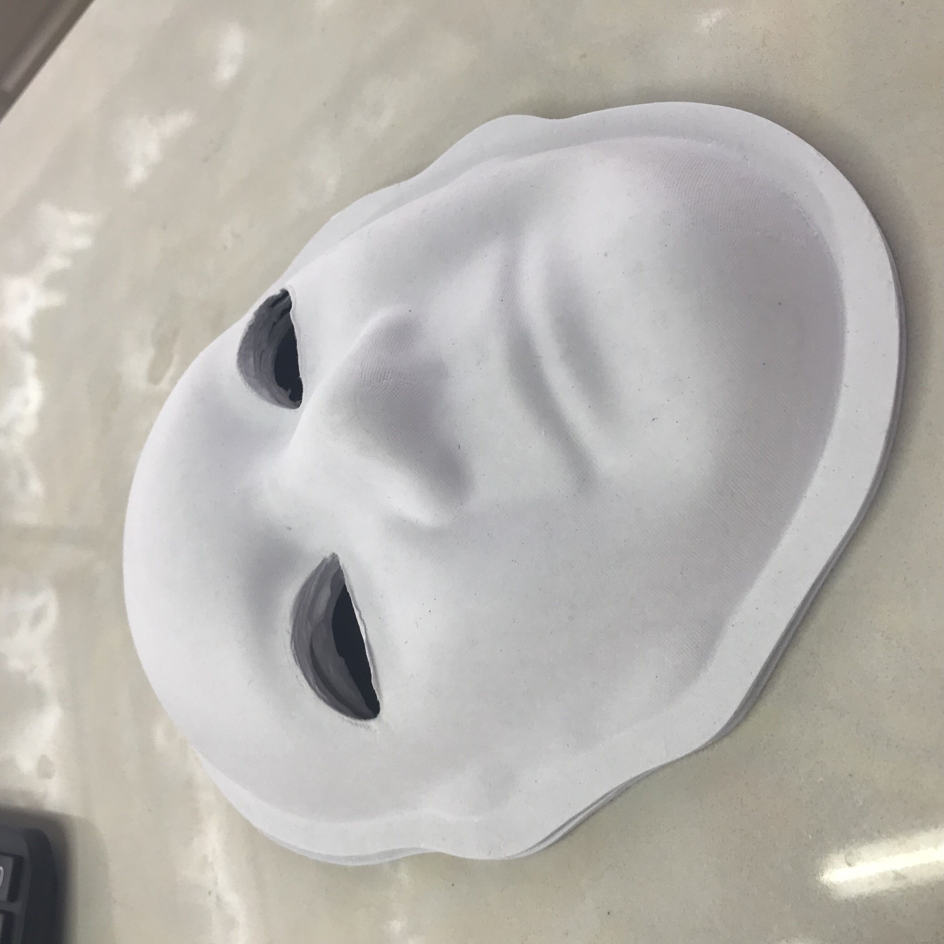 一次性纸浆面具DIY创作个性手工绘画面具笑脸面具绘画玩具详情图4