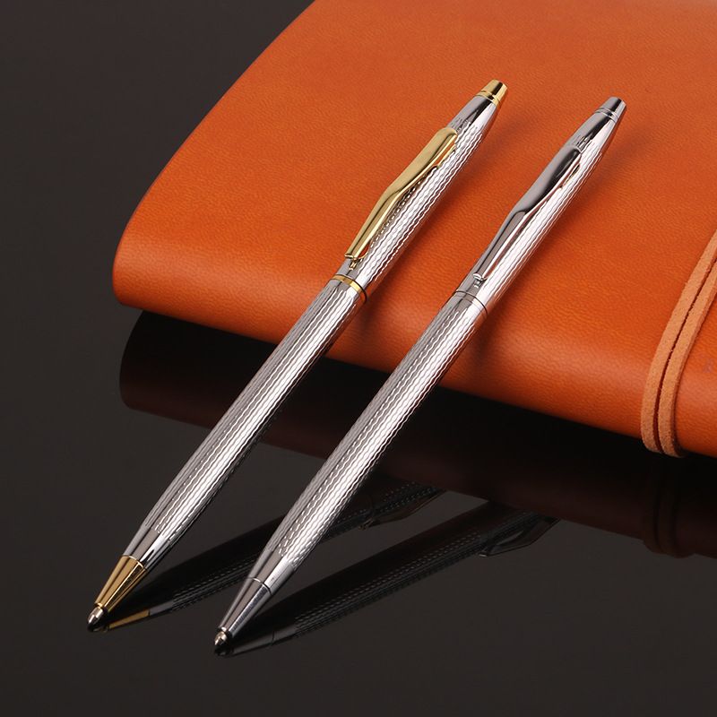 Factory direct sales, customized office gifts, brushed metal ballpoint pens, multiple color options, in stock ballpoint pens Application Scenario