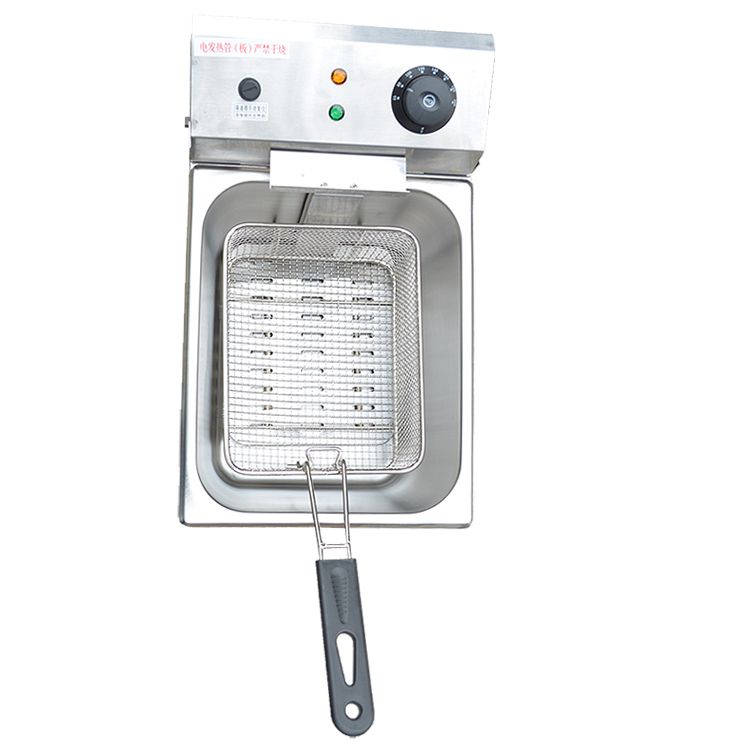 双缸双筛电炸炉FY-8L-A商用煎炸锅油炸炉炸鸡翅炸薯条设备细节图