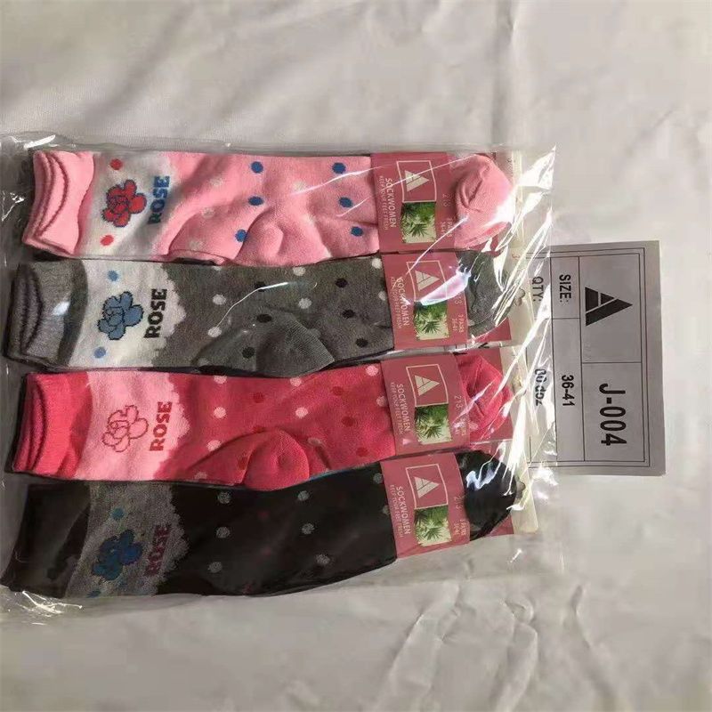 Fábrica directa comercio exterior cómodo poliéster algodón para hombres y mujeres calcetines calcetines paquete simple garantía de calidad calcetines de algodón T072