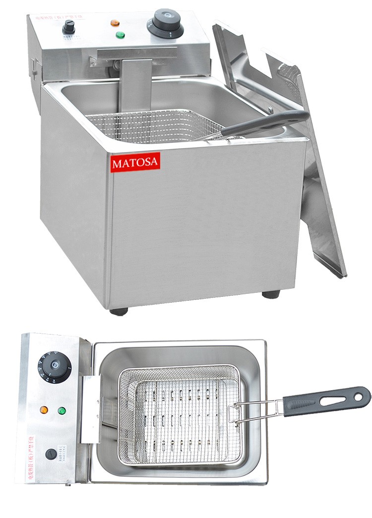 双缸双筛电炸炉FY-8L-A商用煎炸锅油炸炉炸鸡翅炸薯条设备详情图7