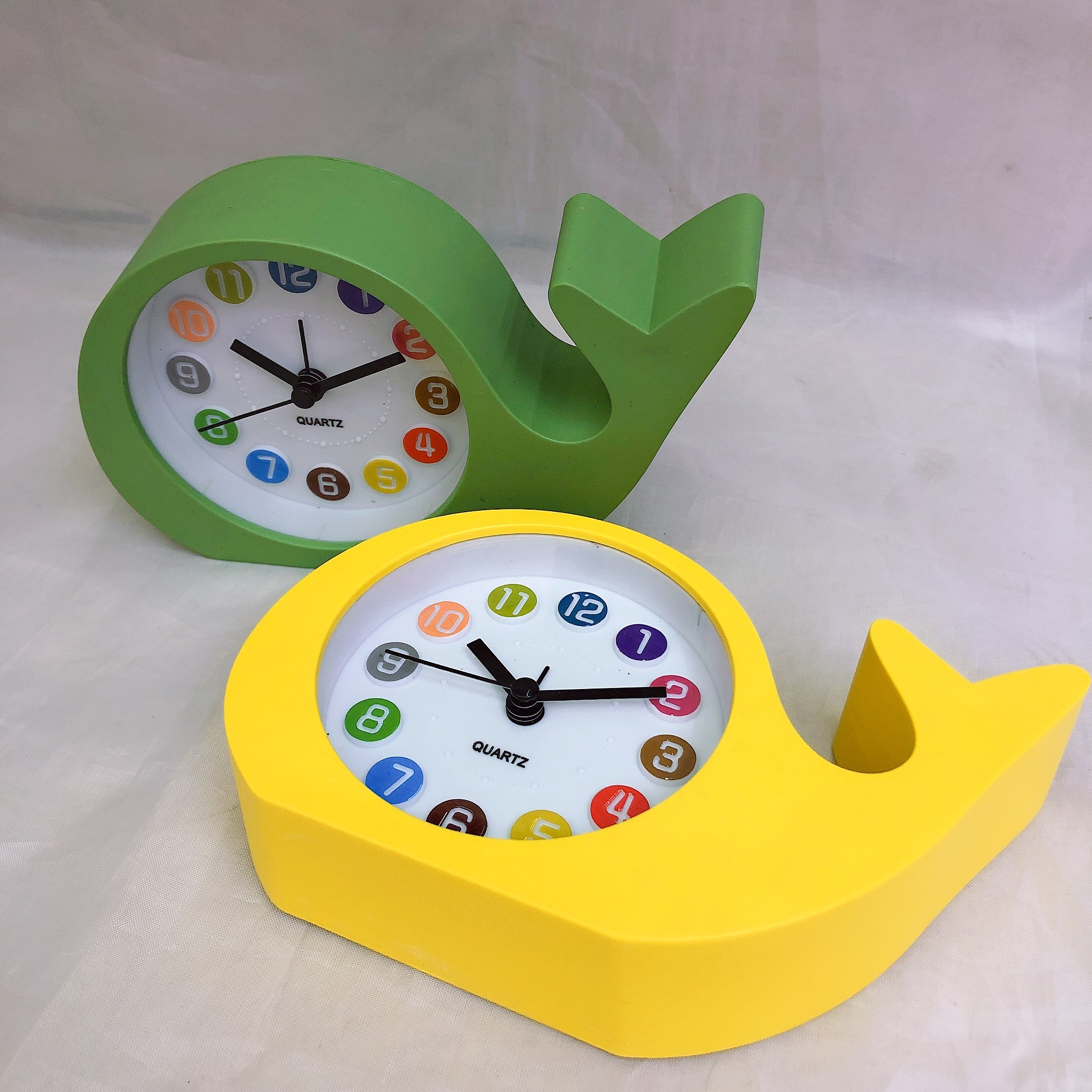 Minimalist style Dolphin student fresh home office Exquisite children's desk clock 2105# detail image 2