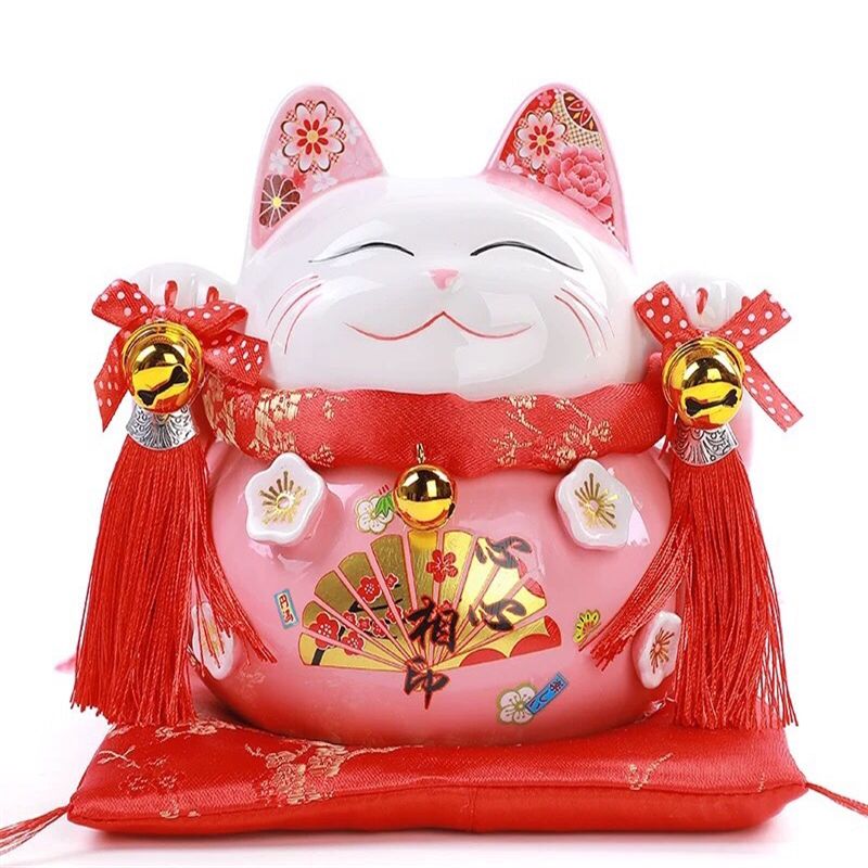 Nantai pink medium piggy bank opening gift furniture placement office