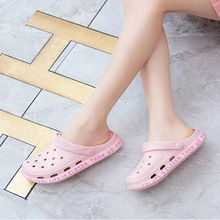 Thick-soled clogs, anti-slip half-toe, summer beach ins trendy women's slippers 193