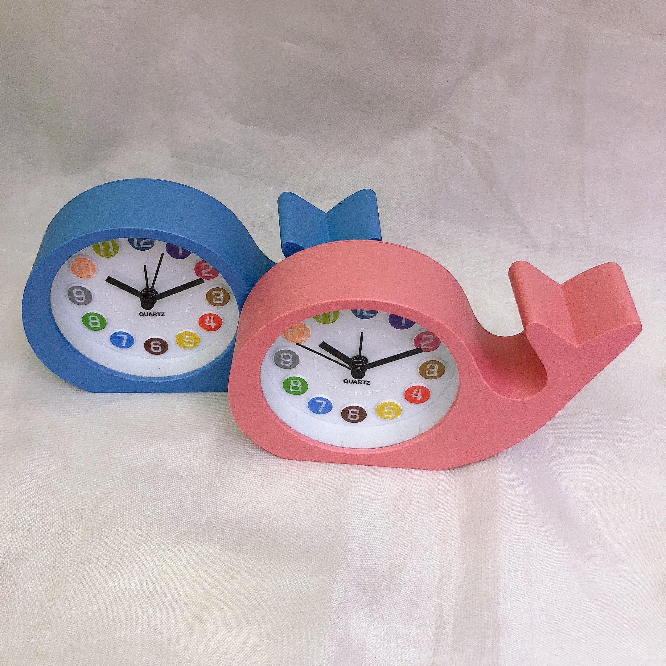 Minimalist style Dolphin student fresh home office Exquisite children's desk clock 2105# detail image 5