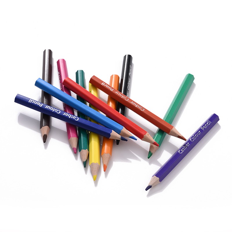 精美彩盒包装12色铅笔 小学生绘画涂鸦笔 厂家专供详情图3