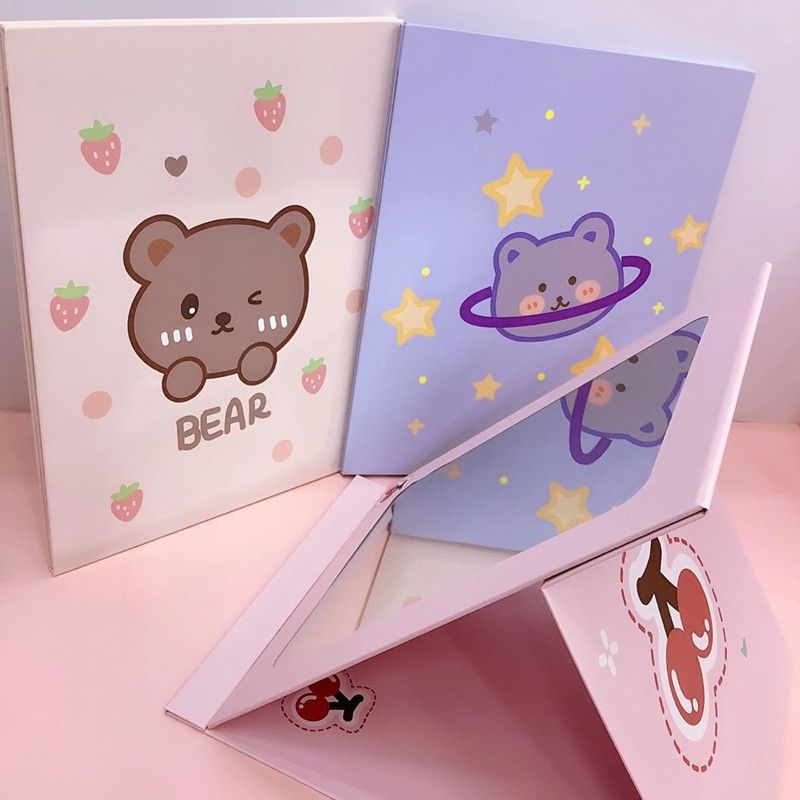 大号韩版台式镜子细节图