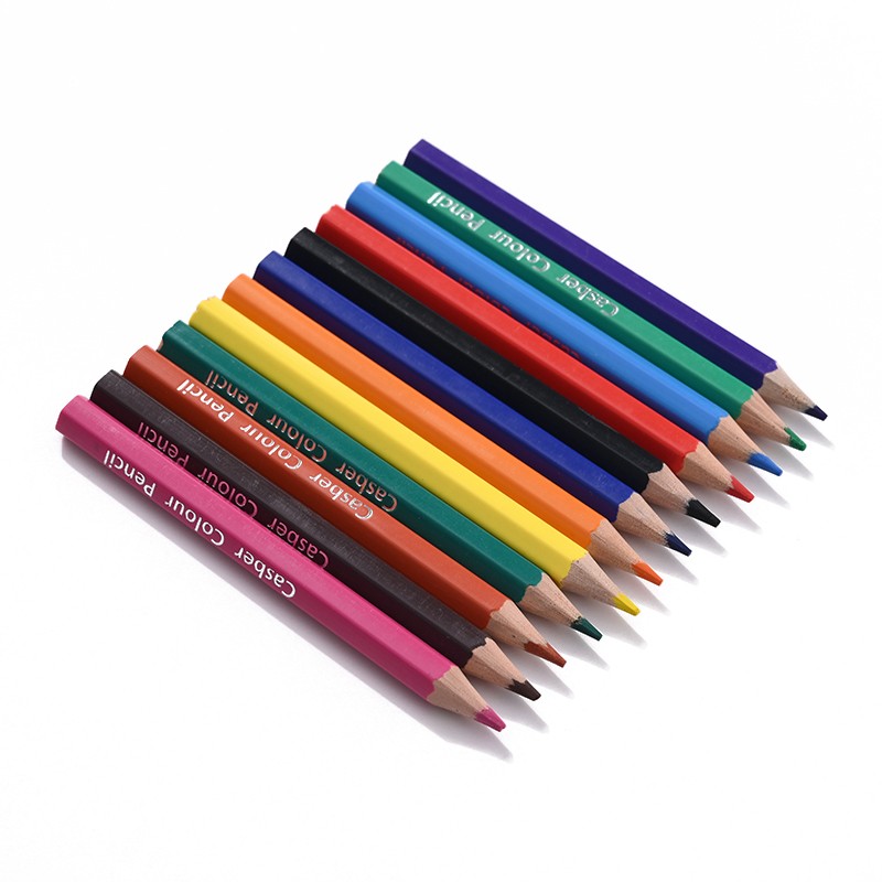 12色短款精美彩盒包装 儿童秘密花园填色笔 涂鸦铅笔详情图1