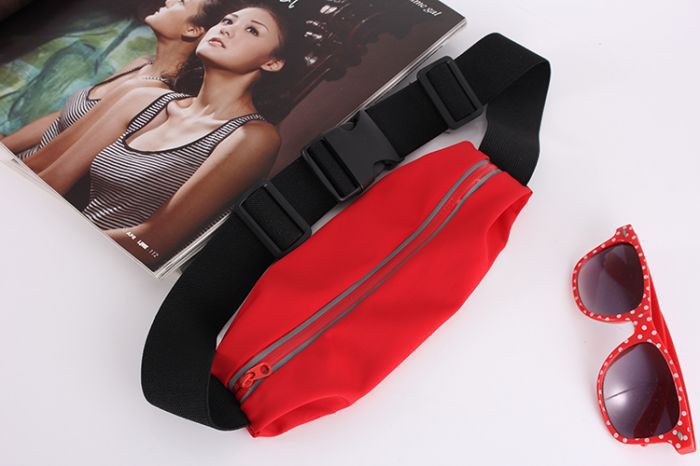 Multi-functional transparent window touch screen waist bag for sports, fitness and mountaineering detail image 3