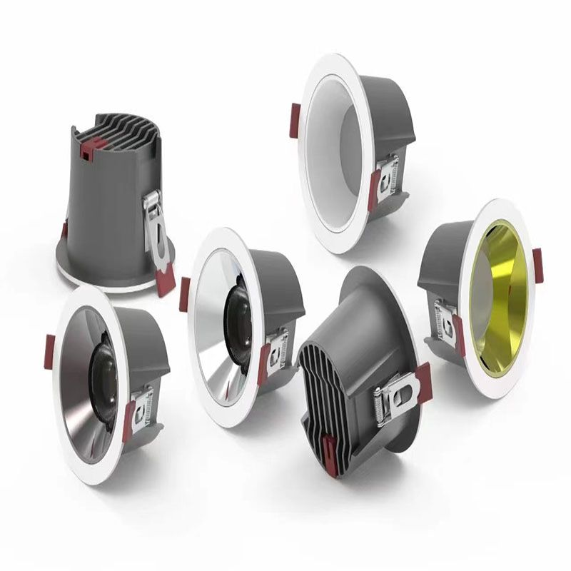 LED ceiling spotlights, LED anti-glare spotlights, LED high-efficiency spotlights, LED wall-washing lights Item Picture
