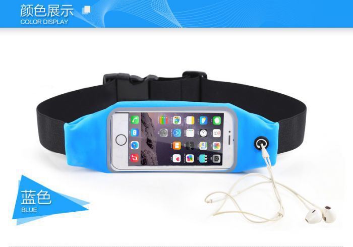 Multi-functional transparent window touch screen waist bag for sports, fitness and mountaineering detail image 17