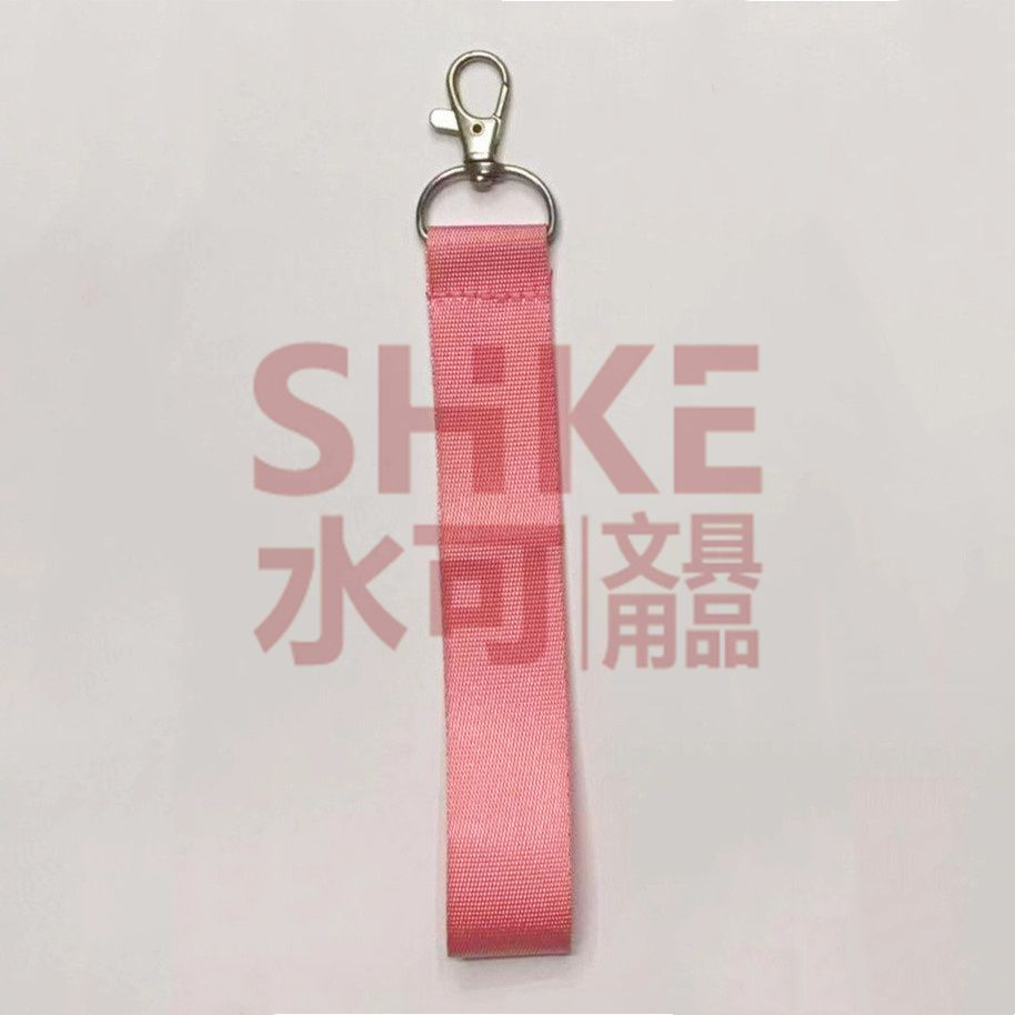 2公分登山扣丝印印花挂绳手机绳学生胸卡证件挂绳展会工作证 挂绳吊绳细节图