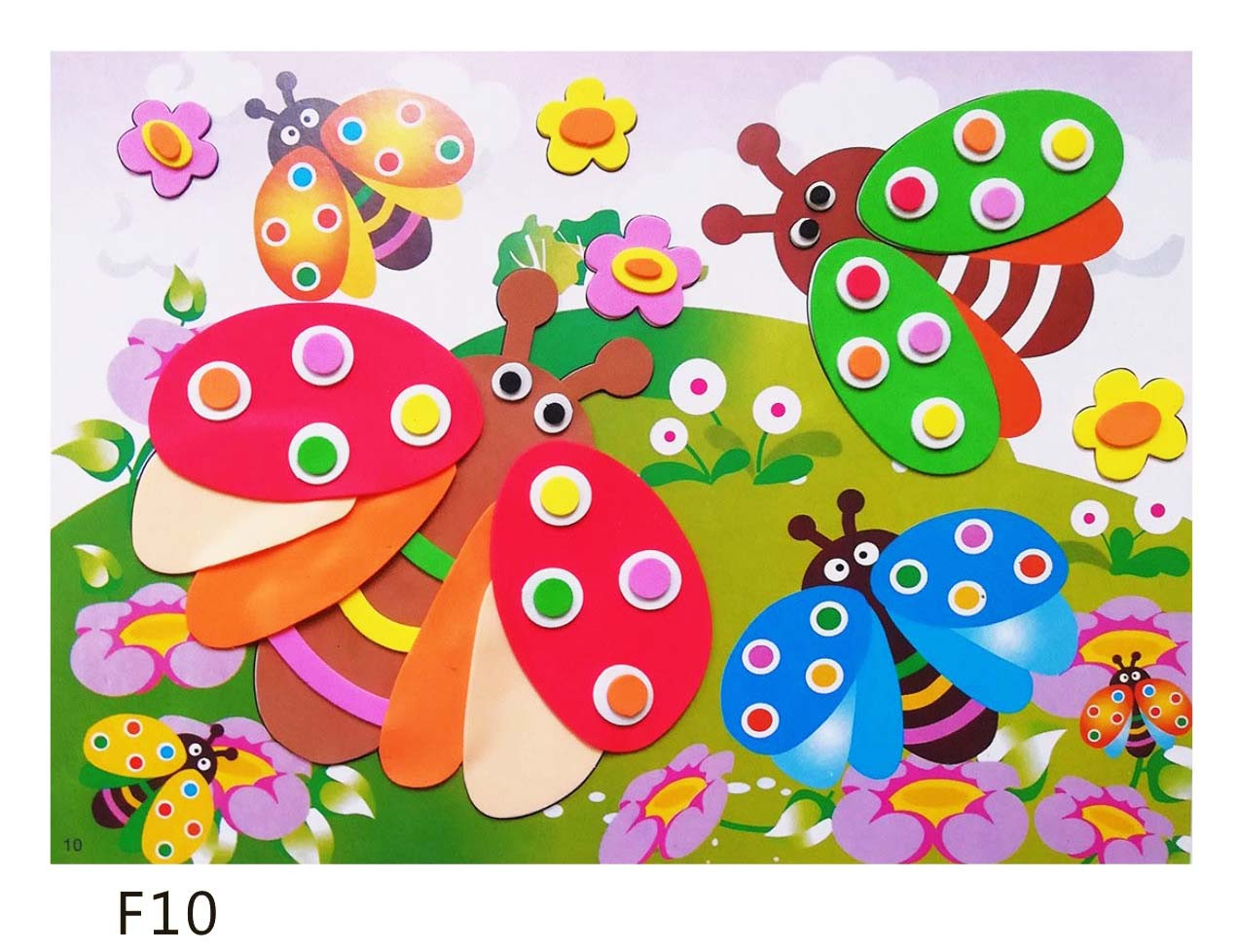 批发儿童手工贴海底鱼贴画卡通动物贴纸定制详情图17