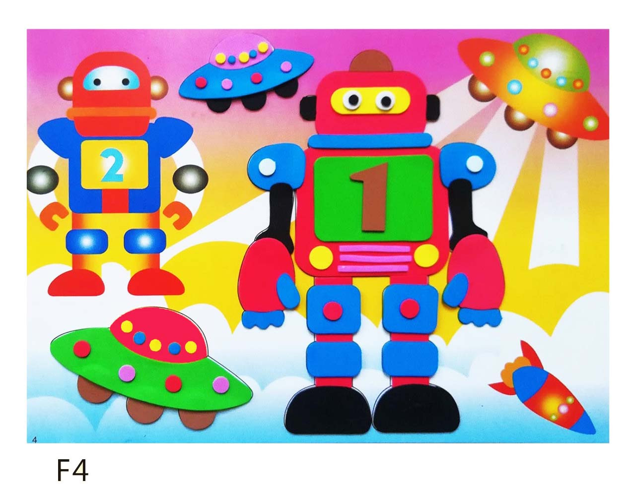 批发儿童手工贴海底鱼贴画卡通动物贴纸定制详情图5