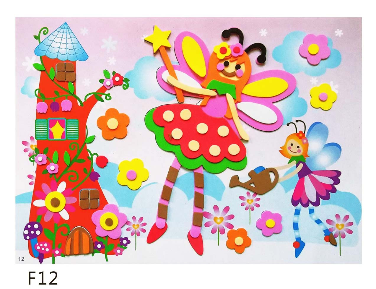 批发儿童手工贴海底鱼贴画卡通动物贴纸定制详情图19