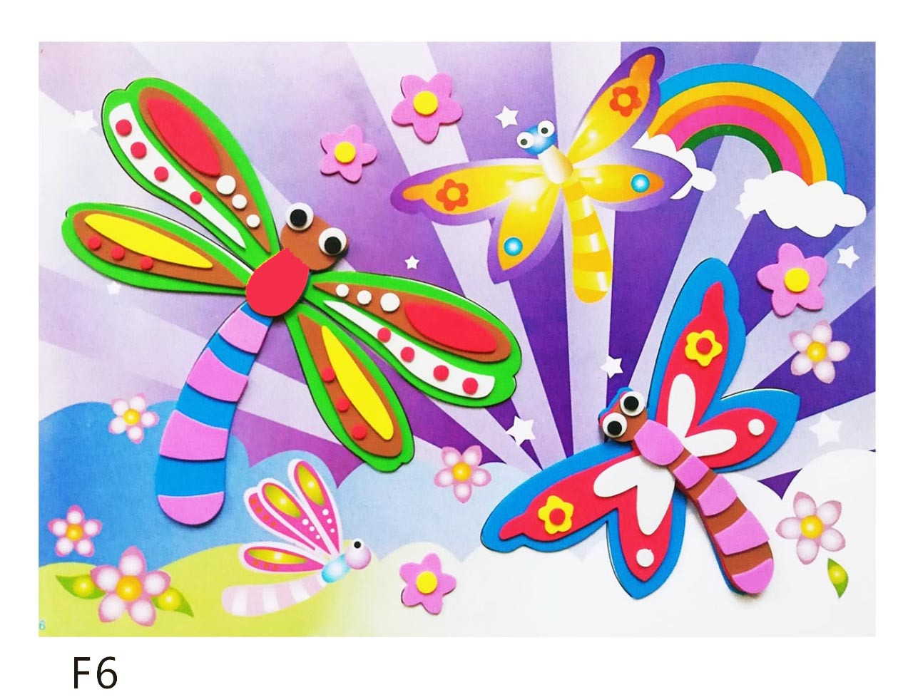 批发儿童手工贴海底鱼贴画卡通动物贴纸定制详情图8