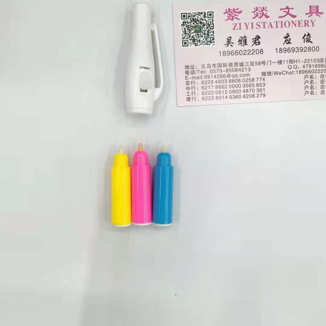Ultraviolet invisible pen, spliced invisible pen, 3-color invisible pen, banknote detector pen Application Scenario