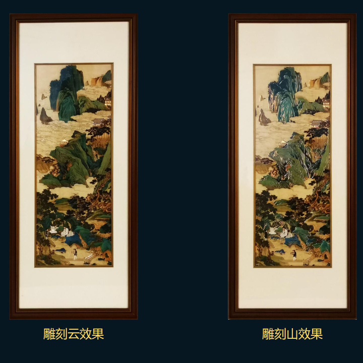 Exhibition Of New Copper Sculpture High-End Chinese Style Copper Sculpture Peach Wonderland Map