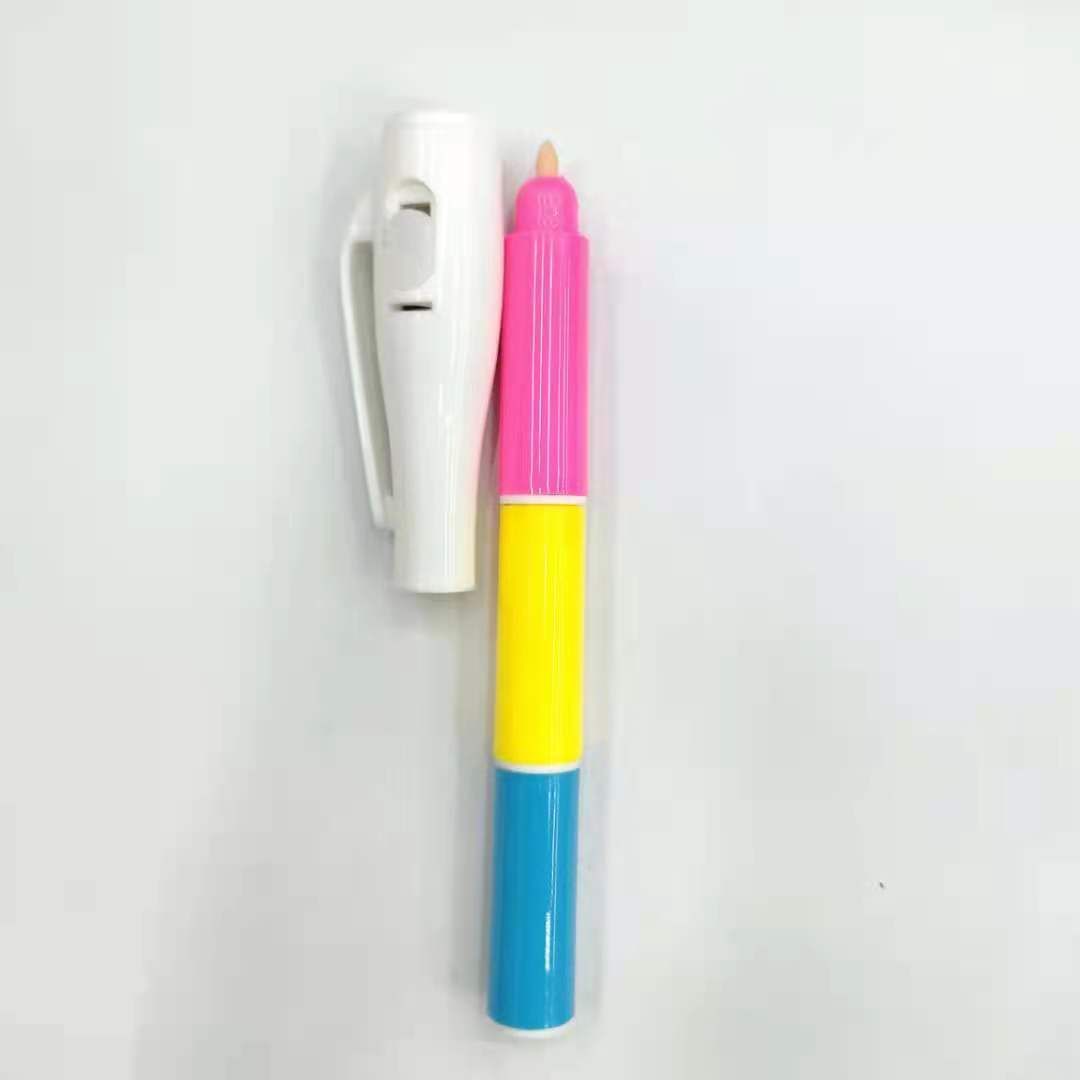 Ultraviolet invisible pen, spliced invisible pen, 3-color invisible pen, banknote detector pen Specification image