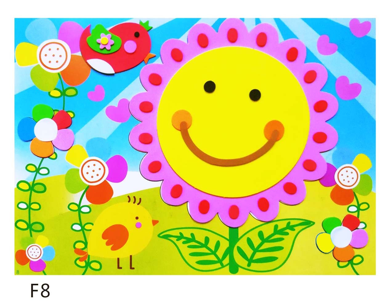 批发儿童手工贴海底鱼贴画卡通动物贴纸定制详情图7