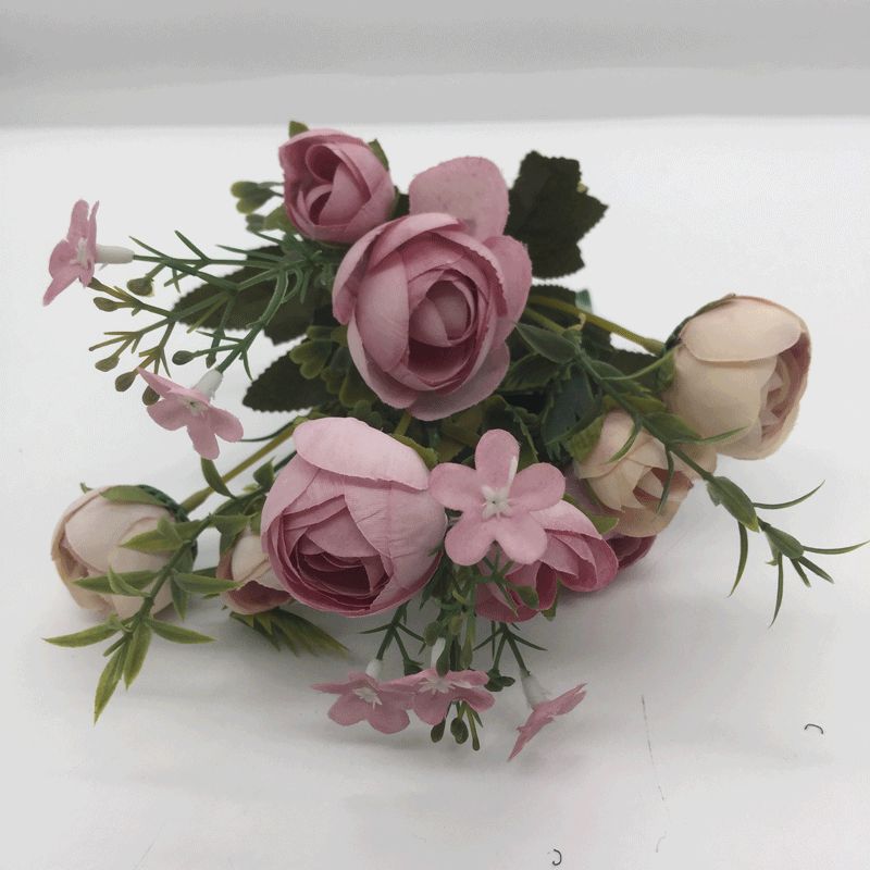 Simulación buquet de mano flor artificial estilo europeo novia boda material flor simulación comercio exterior especial Item Picture