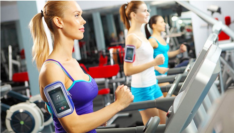 Outdoor sports arm bag, running mobile arm bag, fitness multi-functional touch screen 5.5-inch inner mobile arm bag detail image 5