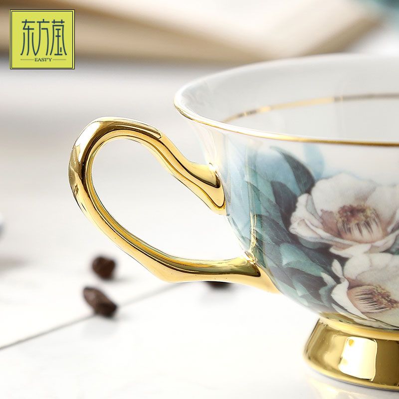 Ceramic water and coffee sets, ceramic coffee cups and saucers, bone China water sets, bone China cups and saucers, British afternoon tea sets, country-style European coffee sets, internet-famous tea sets Application Scenario
