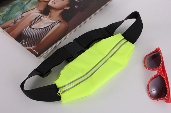Multi-functional transparent window touch screen waist bag for sports, fitness and mountaineering detail image 1