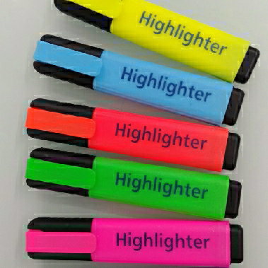 Pencil sharpener, marker pen, tattoo pen, highlighter