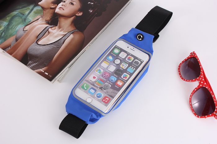 Multi-functional transparent window touch screen waist bag for sports, fitness and mountaineering detail image 10