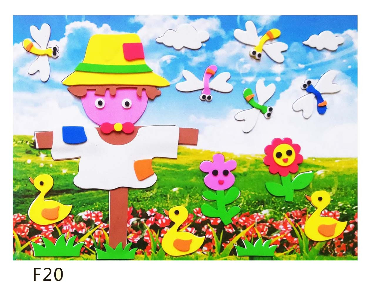 批发儿童手工贴海底鱼贴画卡通动物贴纸定制详情图20